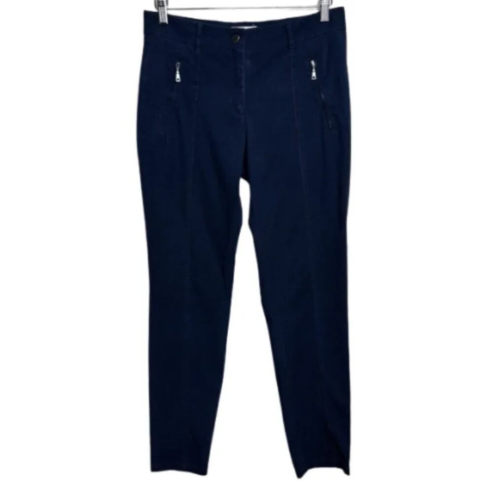 BRAX Womens 29 Malia  Mt Zip Navy Pant